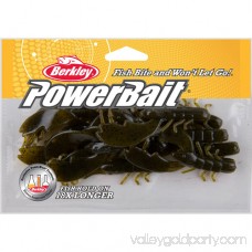 Berkley Powerbait Chigger Craw Soft Bait 3 Length, Green Pumpkin, Per 10 553146035